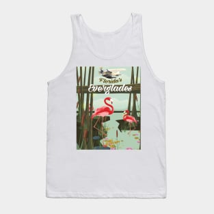 Florida Everglades travel poster Tank Top